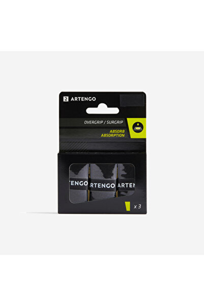 Decathlon Artengo Tenis Overgrip - Siyah - 3 Adet - Absorb