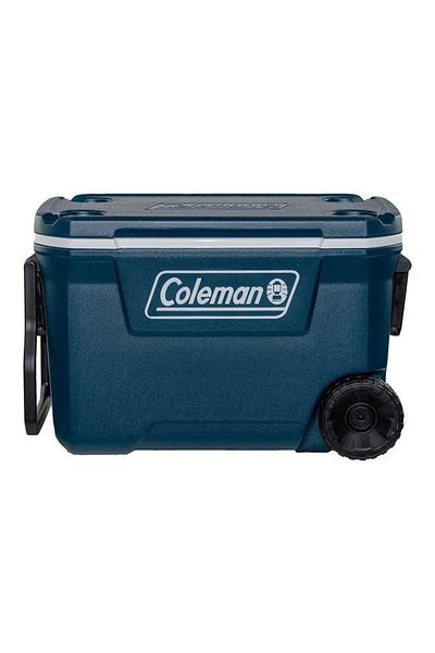 Coleman ثلاجة تبريد بعجلات من Xtreme بسعة 62 لتر، سعة 58.6 لتر، باللون الأزرق الداكن