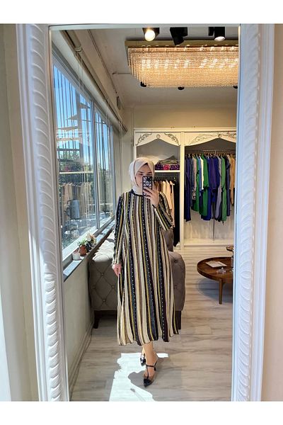 Invee Rochie din tricotaje cu sclipici - Model 5875