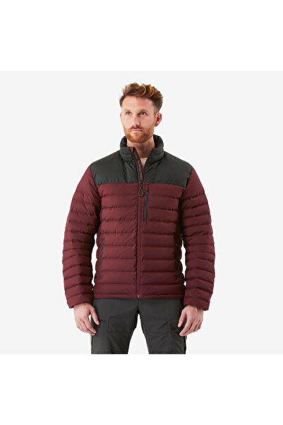 Decathlon Forclaz Erkek Outdoor Kuş Tüyü Şişme Mont - Kırmızı - MT500 - -10 °C