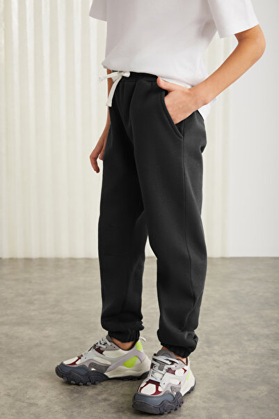 GRIMELANGE Melkıor Erkek Çocuk Siyah Eşofman Altı