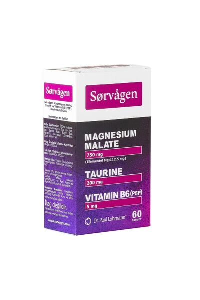 Sorvagen Magnezyum Malat 60 Tablet