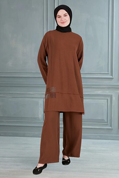 Ferace Costum Hijab Damă Costum Hijab Marime Maro