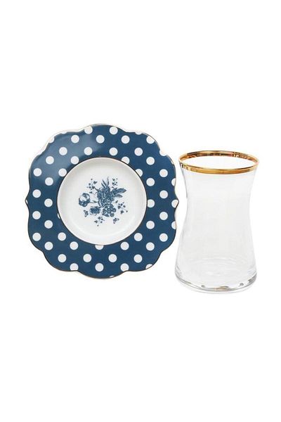 Lucky Art Karina Bone 6 Piece Tea Set