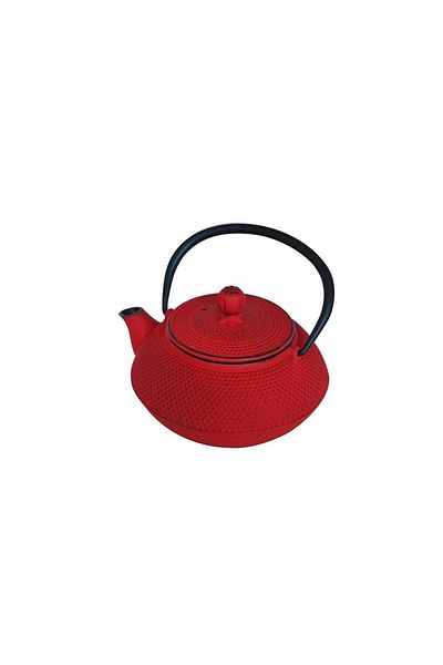 Taşev Red 750 ml Hyacinth Cast Teapot - Tasev Linden