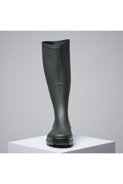 Decathlon Solognac Erkek Uzun Yağmur Çizmesi - Yeşil - Avcılık ve Doğa Gözlemi - Glenarm 300