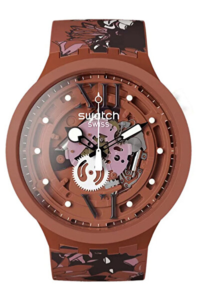 Swatch Sb05c100 Camoflower Cotton Kol Saati Sb05c100