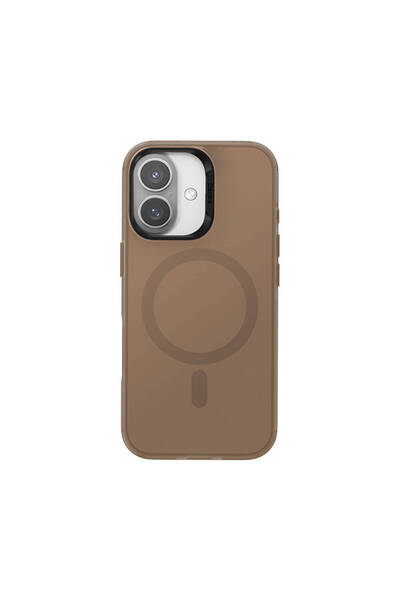 Benks iPhone 16 Uyumlu Kılıf Magsafe Şarj Özellikli Benks Lucid Armor Kapak Gold
