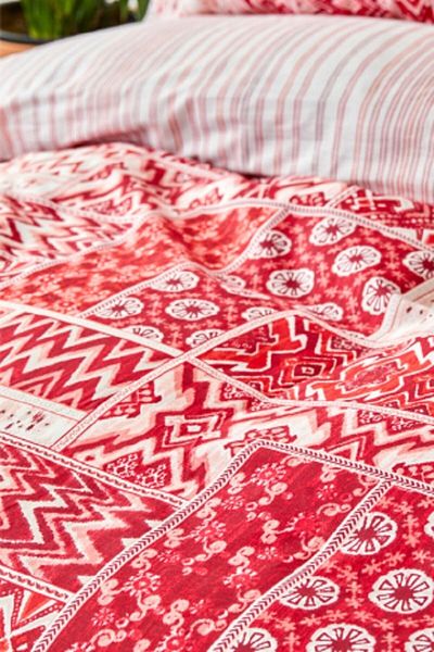 Karaca Home Pietra Red 100% Cotton Single Bedding Set
