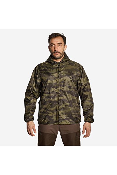Decathlon Erkek Kamuflaj Avcı Yağmurluğu - Avcılık Ve Doğa Gözlemi - 100