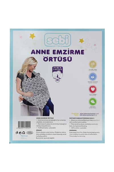 Sebi Bebe 95X95 cm Mother Breastfeeding Cover - 720945
