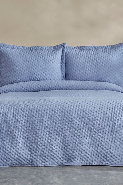 Karaca Home Μαλακό διπλό κάλυμμα κρεβατιού Breeze, χρώμα Indigo