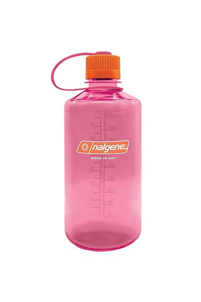 NALGENE الحفاظ على 32 أوقيةزجاجة مياه ذات فم ضيق وردي