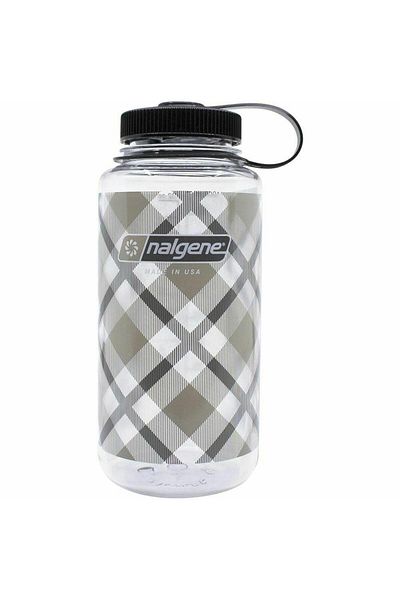 NALGENE 32 oz Beige Plaid Flask