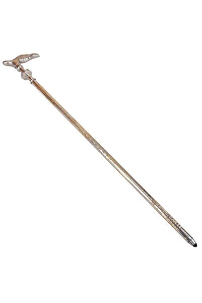 nusnus Gümüş Renk Bakır Akbaba İşlemeli Baston No5