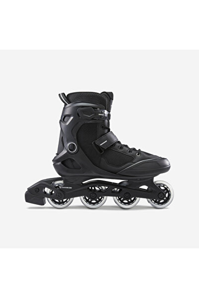Decathlon Single Row Adult Fitness Skates - Black / Gray - Fit100