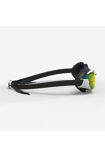Decathlon Nabaiji Swimming Goggles - Standard Size - Black/Orange - Mirrored Lenses - Bfit