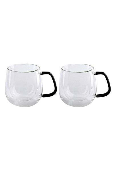 Lucky Art Classica Double Walled Borasilicate Espresso Glass Set 100 ml