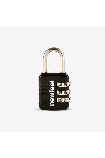 Decathlon Κλειδαριά με κωδικό πρόσβασης Black Domyos