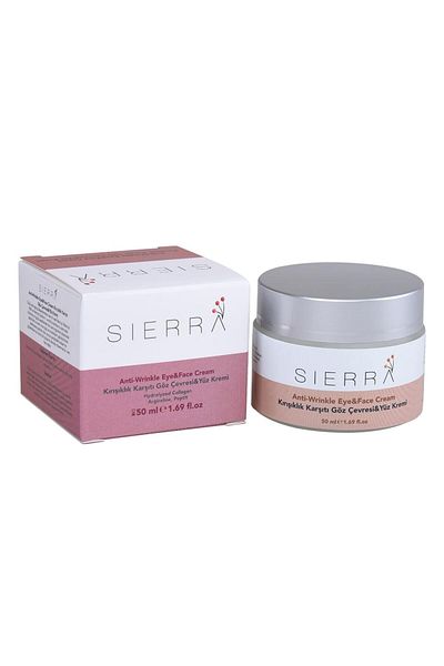 High Sierra Sierra Anti Wrinkle - 50 ml Eye Contour and Face Cream, Anti Wrinkle
