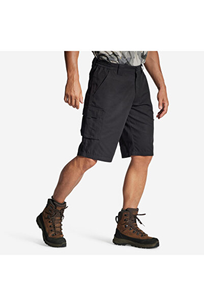 Decathlon Solognac Bermuda Kargo Şort - Avcılık ve Doğa Gözlemi - Siyah - 500