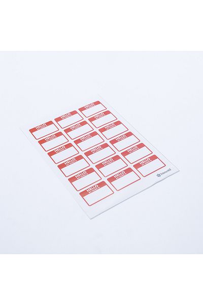 Bimotif Hello My Name Is 4.5X3 cm School Label - 360 Pieces