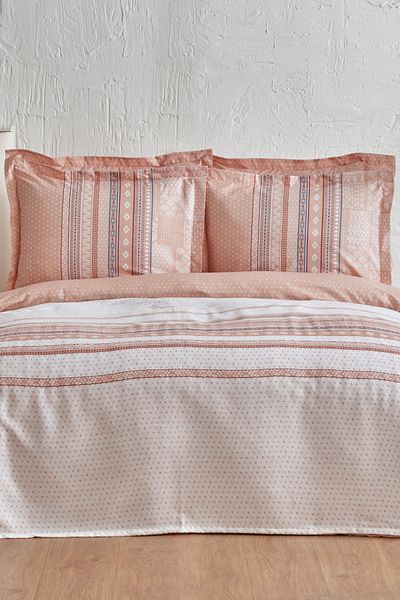Karaca Home Keira Summer Set - Double Salmon Pique Set