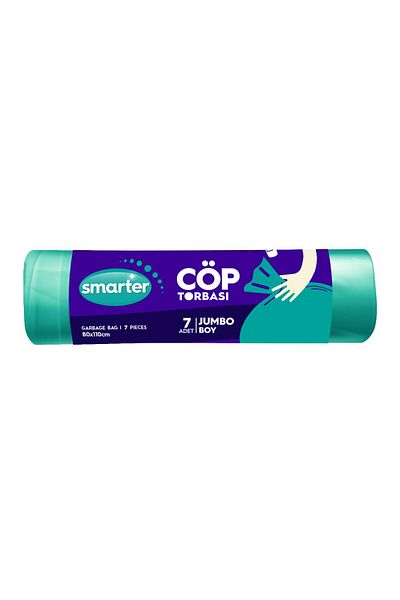 SMARTER كيس قمامة جامبو مقاس 80×110 سم