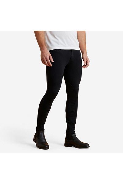 Decathlon Fouganza 100 Riding Pants - Ανδρικά - Μαύρο