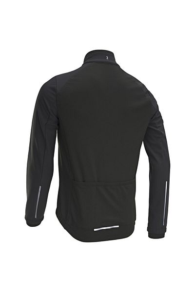Decathlon معطف دراجة الطريق للرجال من Van Rysel - أسود - Rc100