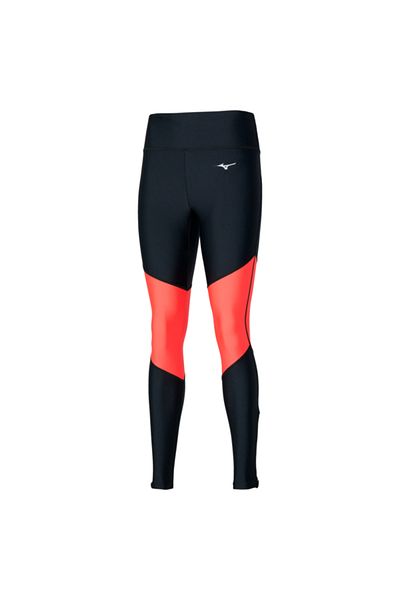 MIZUNO Impulse Core Long Γυναικείο Καλσόν Μαύρο/πορτοκαλί