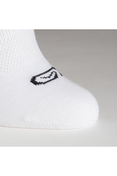 Decathlon Детски бели чорапи Kiprun / Лека атлетика - 3 чифта