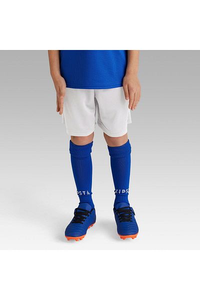 Decathlon Kipsta Children's Football Shorts - White - Essentiel
