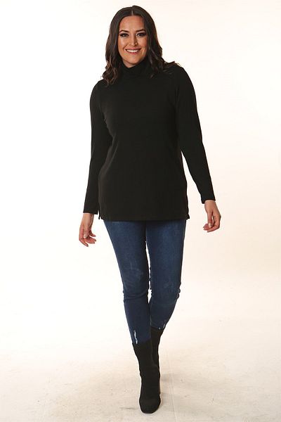 Metpoint Half Fisherman Black Knitwear