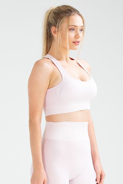 speedlife Sutien sport pentru femei, fără sudură, cu decolteu deschis, slim fit, SSF0005