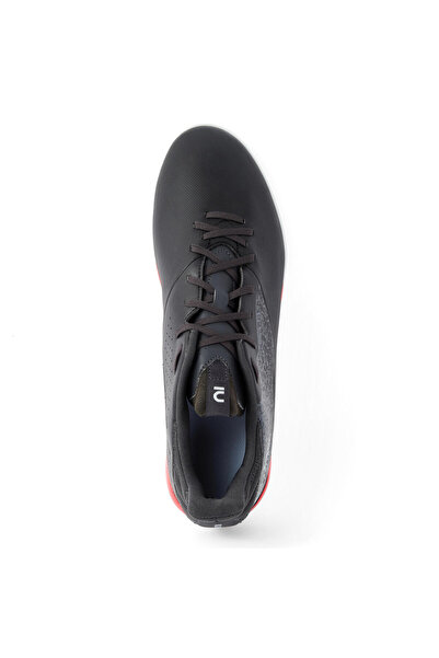 Decathlon Kipsta Yetişkin Halı Saha Ayakkabısı/Futbol Ayakkabısı - Siyah/Kırmızı - Viralto 1