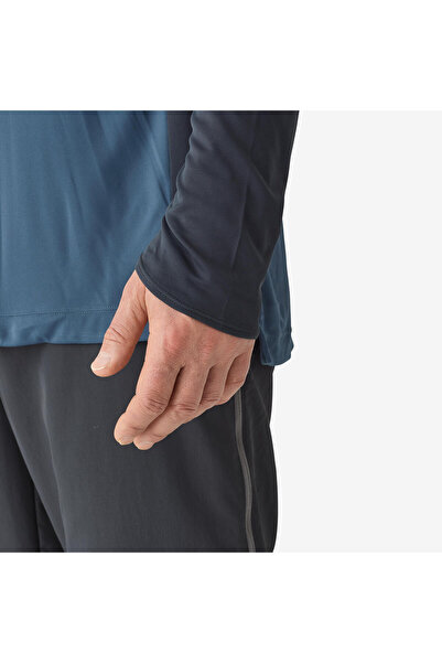 Decathlon Μπλουζάκι με κουκούλα με μακριά μανίκια Caperlan - Ψάρεμα - Προστασία από την υπεριώδη ακτινοβολία - Μπλε - 500