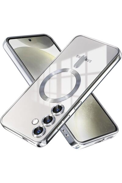 Fibaks Galaxy S24 Plus / S25 Plus Kılıf Kamera Lens Korumalı Magsafe Şarj Kil...