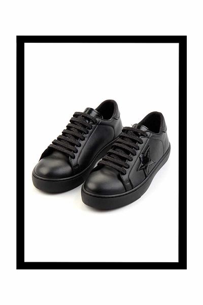 Bambi Women's Black Sneakers K 01377034009