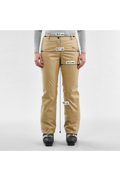 Decathlon Kadın Kayak Pantolonu - Bej - 100