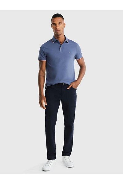 Tommy Hilfiger Slim Fit Polo in Organic Food Model 1985