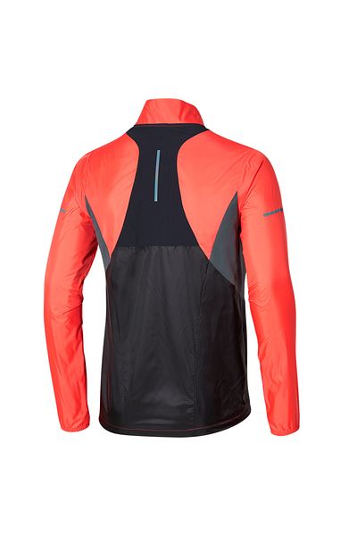 MIZUNO Aero Jacket Men's Raincoat Orange/Black