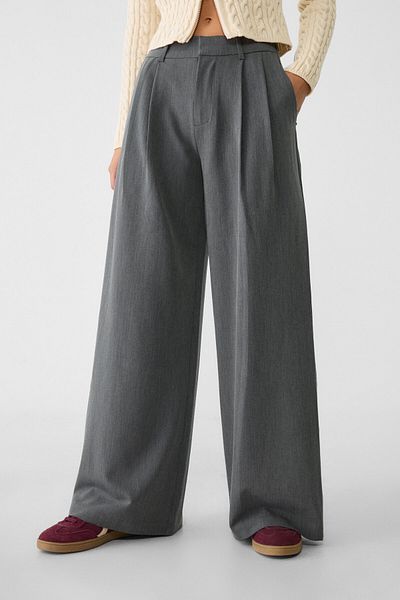 Stradivarius Extra Wide Leg Adjustable Pants