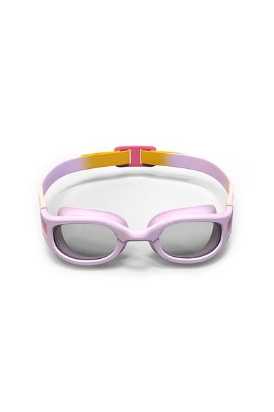 Decathlon Purple/Pink/Coral Color Swimming Goggles - Size S - Transparent Glasses - 100 Soft