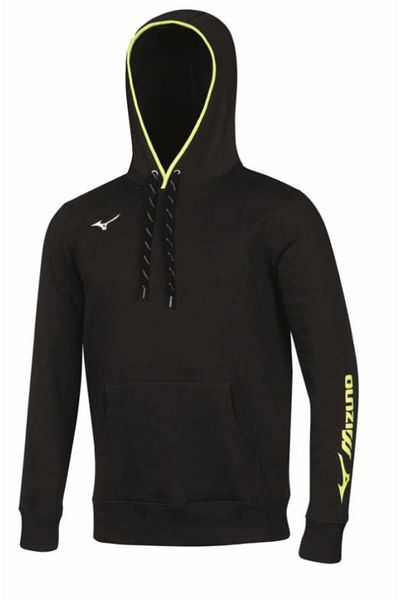 MIZUNO Мъжки суитшърт с качулка, черен
