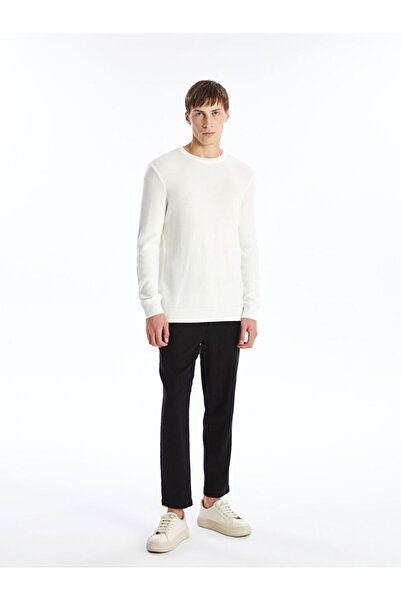 LC Waikiki Чоловічий трикотажний светр з довгим рукавом LCW Crew Neck