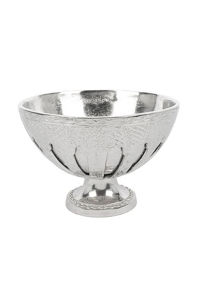 Mikasa Moor Antique Silver Matte Decorative Bowl 36X25Cm