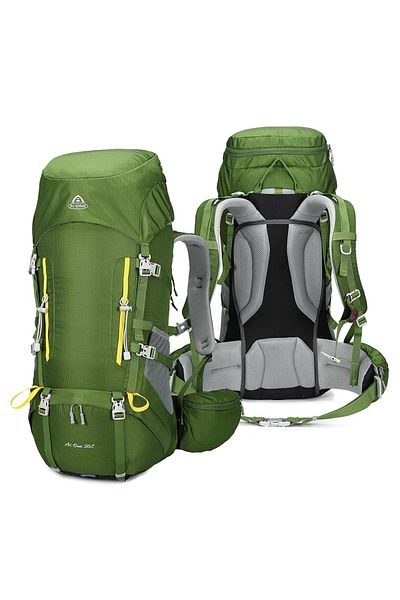 Go Veform Green Outdoor Camping and Hiking Backpack - 50 Liters 8197