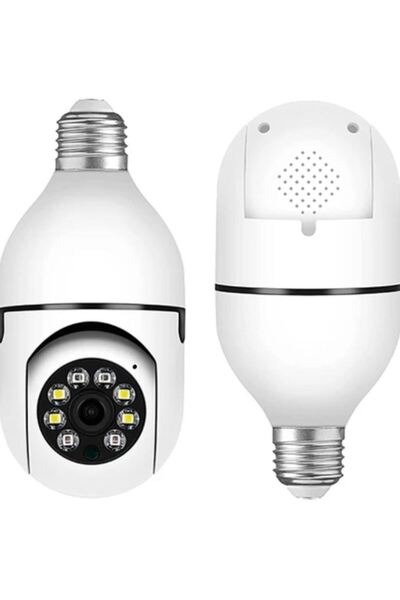 qasul Gece Görüşlü 360 Derece LED Işık 1080P Wifi Kamera