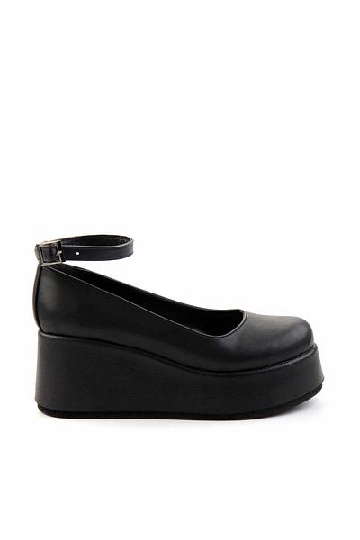 Bambi Pantofi cu toc cu pană pentru femei negre K 01154180009